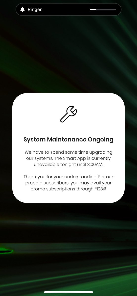 arcuscel422's tweet photo. puro maintenance ng app...
yung signal niyo ayusin niyo @LiveSmart !!!! https://t.co/F4laAhOkJC