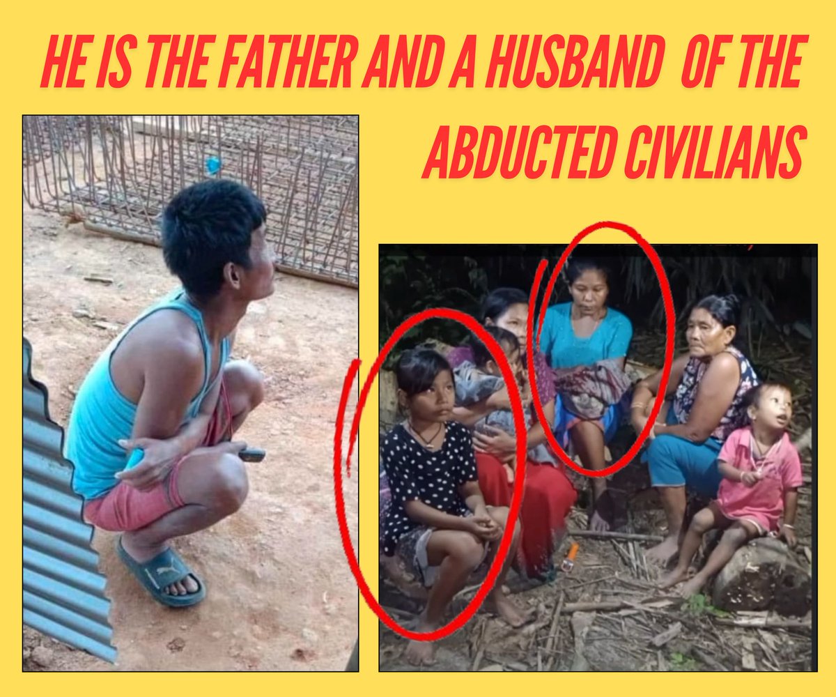 Kuki Terrorism at Jiribam:
#ManipurCrisis 

He is T. Uttam singh, a construction worker and the bread earner of his family. His #wife and his 8 years old #daughter were #abducted by the #Kuki #Terrorists yesterday. The father is crying for his family.
<a href="/rashtrapatibhvn/">President of India</a> <a href="/PMOIndia/">PMO India</a>