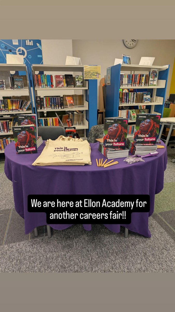 We have a busy November of Careers Fairs. We are in Ellon Academy Today!