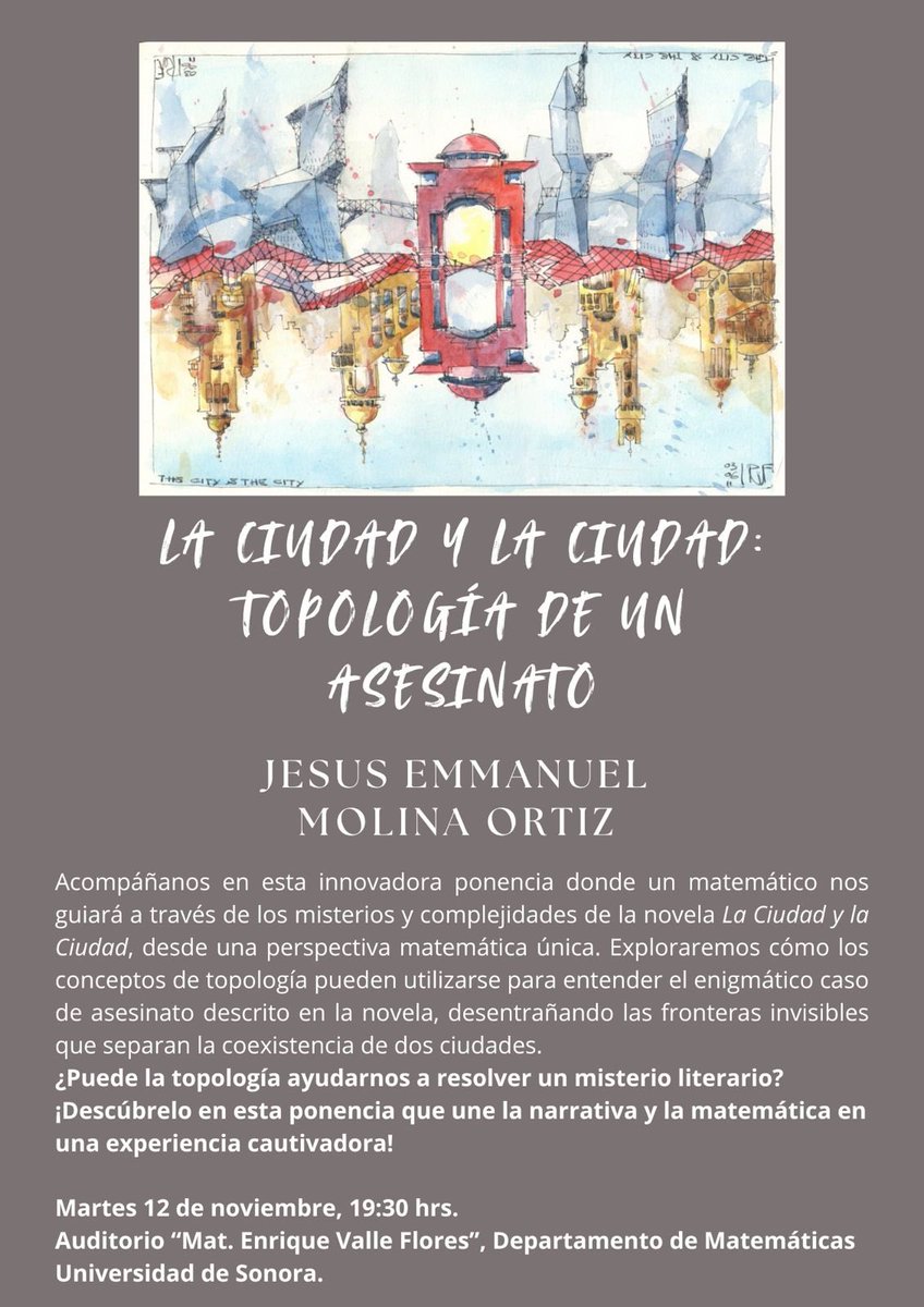 Nuestro evento especial del día de hoy, a cargo de estudiantes de la Licenciatura en Matemáticas de la UNISON  #SoLaBiMa2024 ☀️☀️☀️