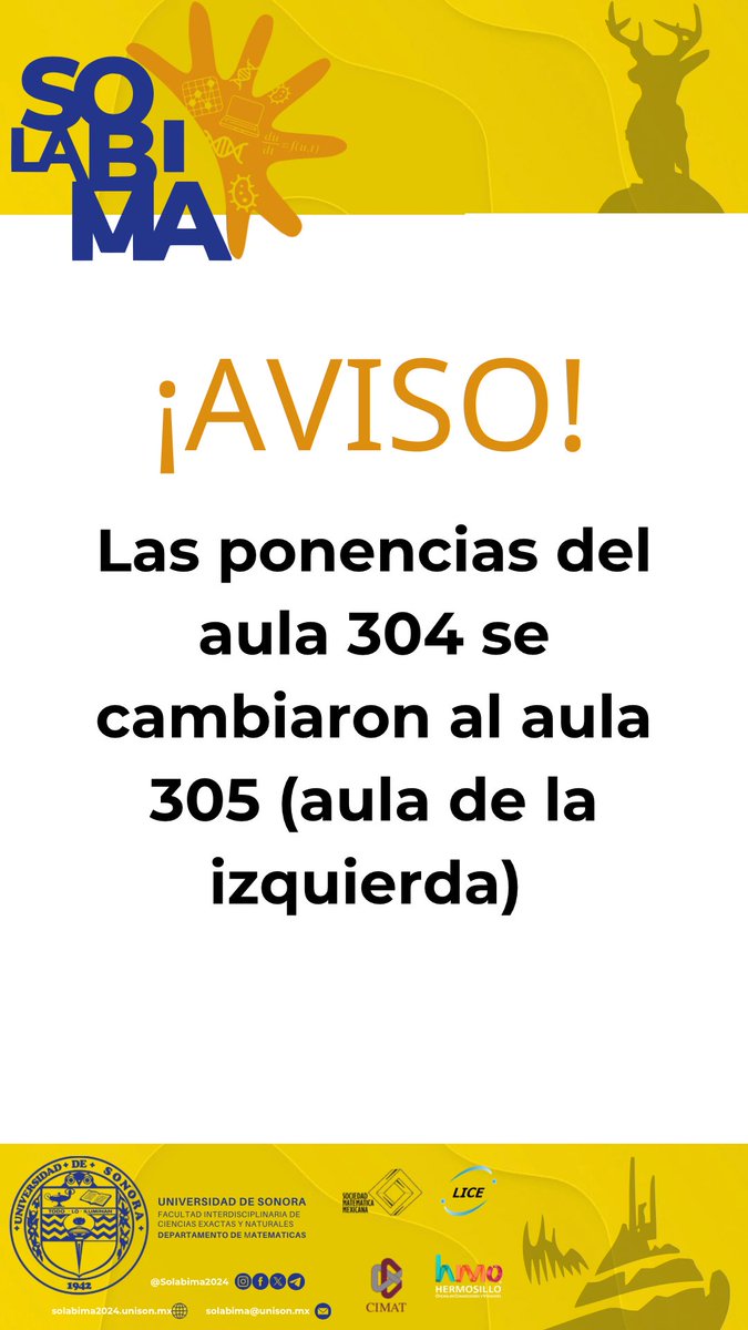 ‼️Aviso a la comunidad del #solabima2024‼️