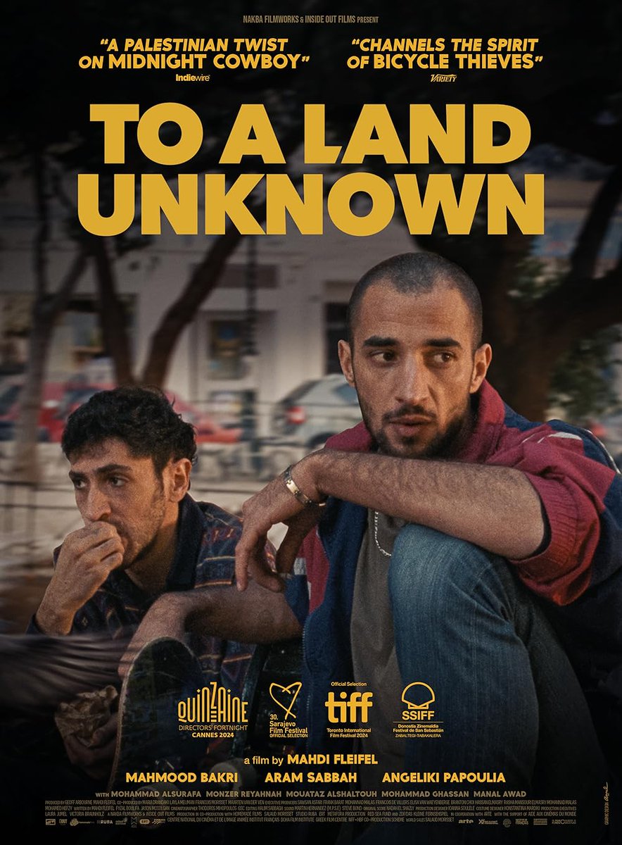 masoko17708's tweet photo. ¡Absolutamente recomendable! #ToALandUnknown #MahdiFleifel #MahmoodBakri #AramSabbah #AngelikiPapoulia #TIFF #SSIFF #Cannes2024 #cine https://t.co/wWUFVHXuXX