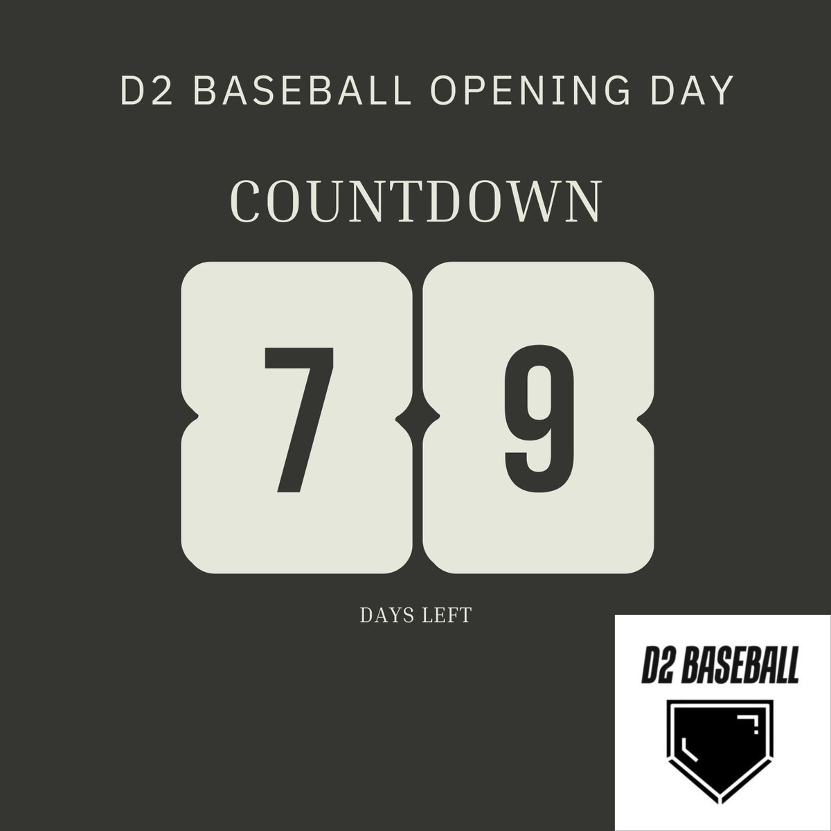 7⃣9⃣ Days Until Opening Day! ⚾️

Throwing it back to 1993, when Rodd Kelley of <a href="/UTampaBaseball/">Tampa Baseball</a> set the D2 single-season record with 2⃣7⃣9⃣ at-bats—a record that still stands today! 🏆

Kelley also held the all-time career at-bat record until another Spartan in E.J. Cumbo came