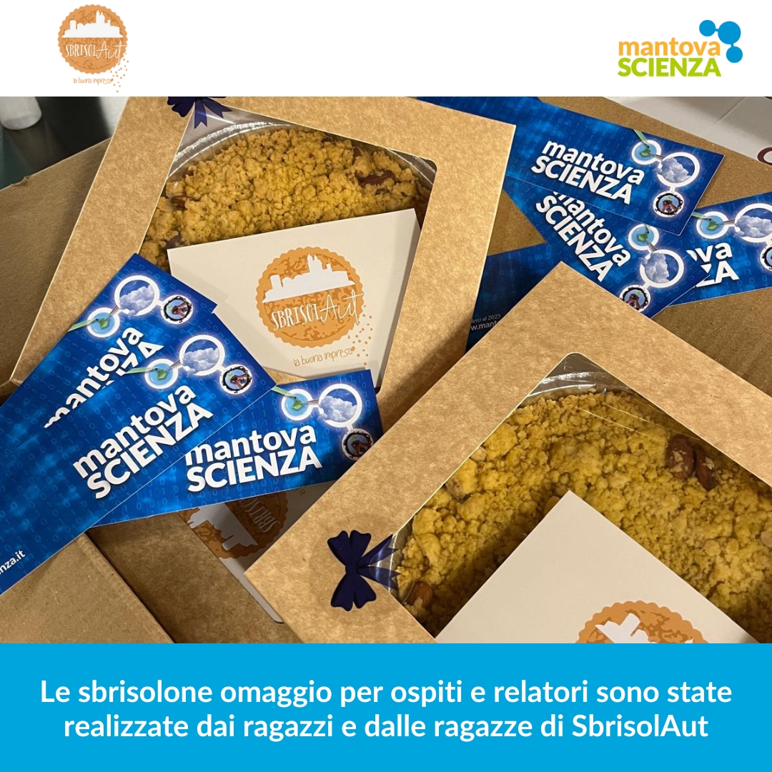🍪🤤Sbrisolaut è un progetto che punta all’inclusione lavorativa di persone con disturbo dello spettro autistico. I loro ragazzi producono artigianalmente la tipica sbrisolona mantovana e noi la offriamo volentieri ai nostri ospiti!😋❤️