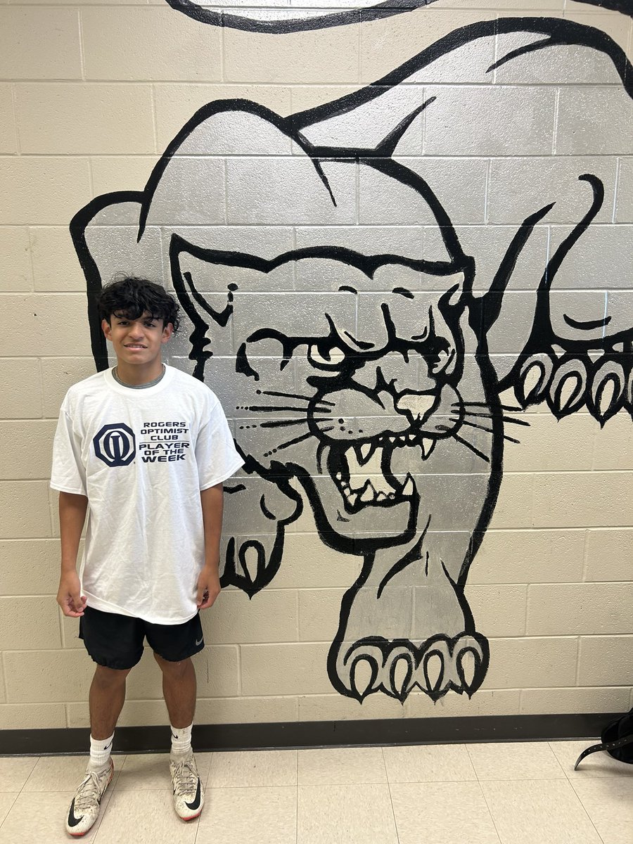 Week 10 Player of the Week was Alex Saldierna. Alex stepped up in a huge way last Thursday and scored the final  touchdown to seal the win vs Lingle. Proud of you 17! Go Cougars! #SWAG #Family <a href="/kirkseycougars/">KirkseyCougars</a> <a href="/rogersmountiefb/">Rogers Mountie FB</a> <a href="/rhs_21/">RHS-Athletics</a> <a href="/PaulADrps/">RPS-Athletics</a>