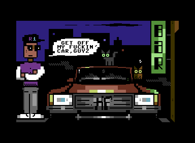 PETSCIIWORLD's tweet photo. #PETSCII #C64 #COMMODORE64 #GRAPHICS                                                                                                                        
"Petscii Lowrider" by Rebel 1 (2024) https://t.co/idxg1d7CDn