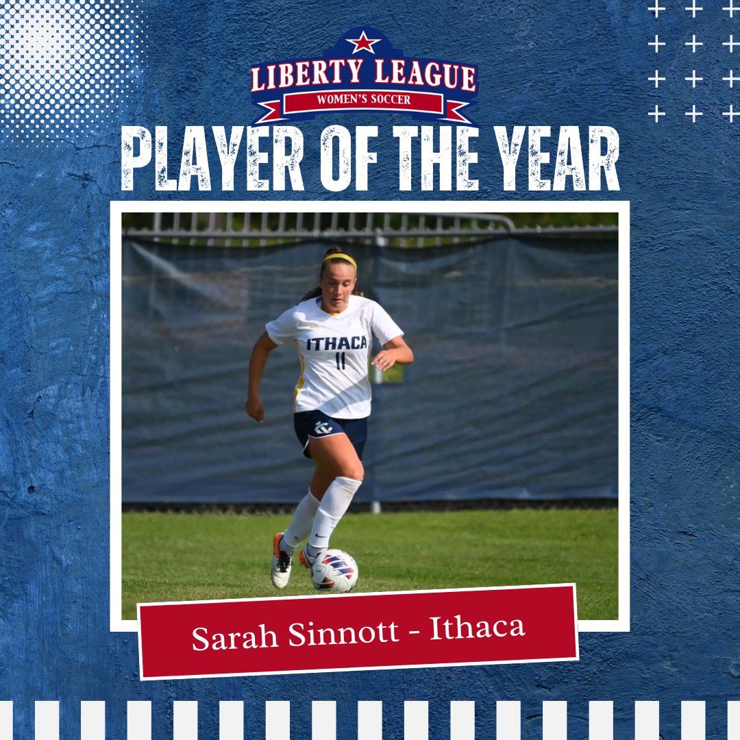 LLAthletics's tweet photo. Congratulations to @BomberSports Sarah Sinnott, the 2024 Liberty League Women's Soccer Player of the Year! 🎉⚽ #LLWSOCC #LLPOTY https://t.co/iB0kHnKUmY