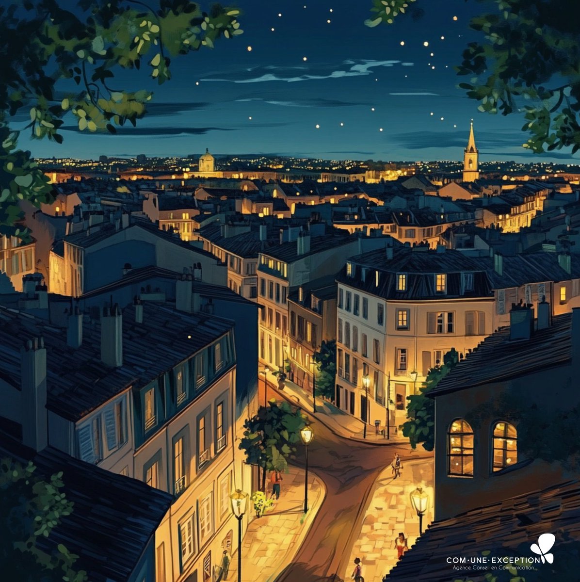 ComUneException's tweet photo. 🌜🌙  Et pour commencer le début de soirée, un peu de poésie graphique et créative 🌛🌖 https://t.co/uVDHT430K5