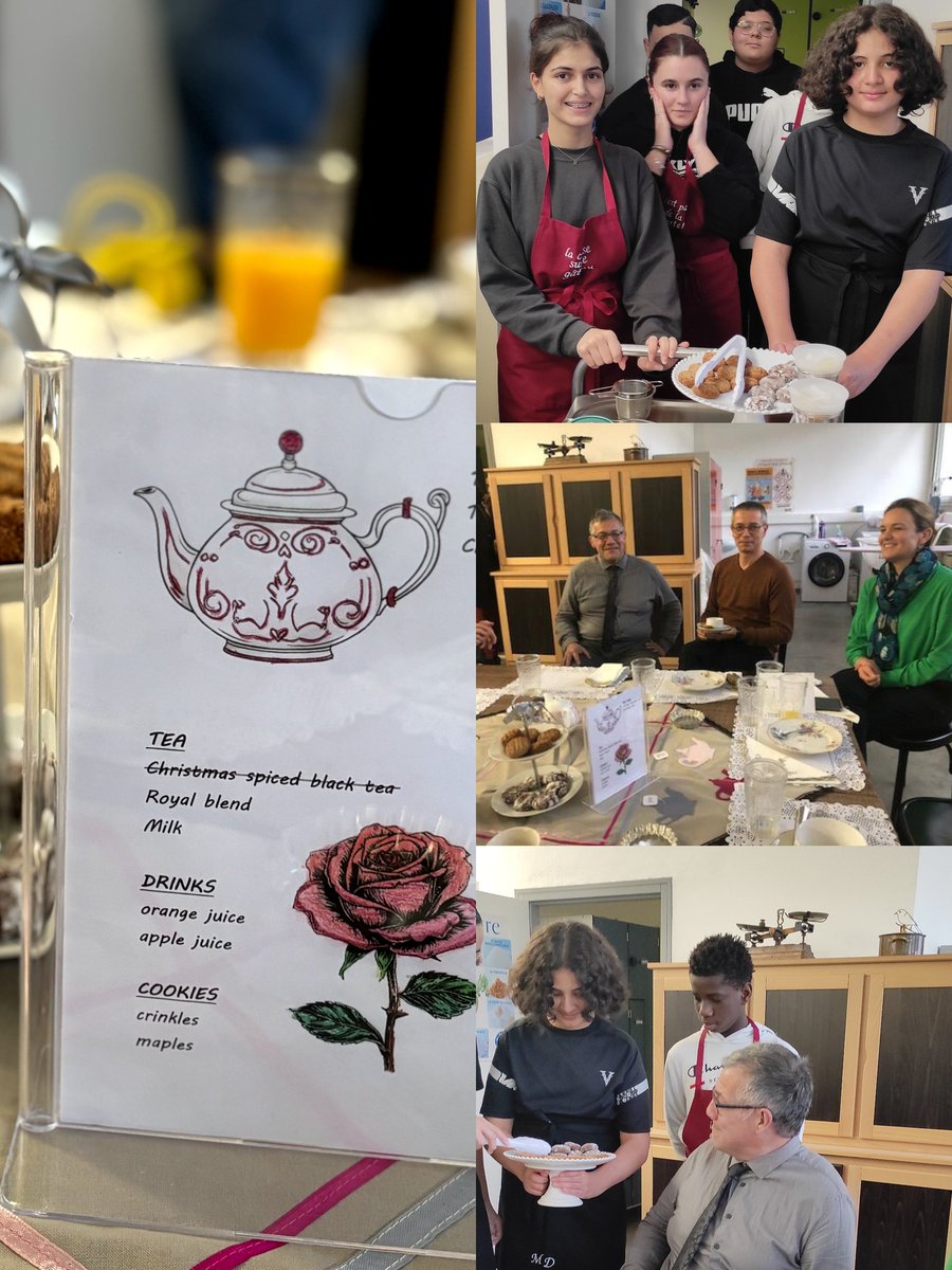 CMontDuplan's tweet photo. Tea Time à la SEGPA avec des invités de marque
#decouverteprofessionnelle 
#englishpractice 
#RoyalFamily
#HAS
@Dsden30 @acmontpellier https://t.co/yvXlx9ALlU