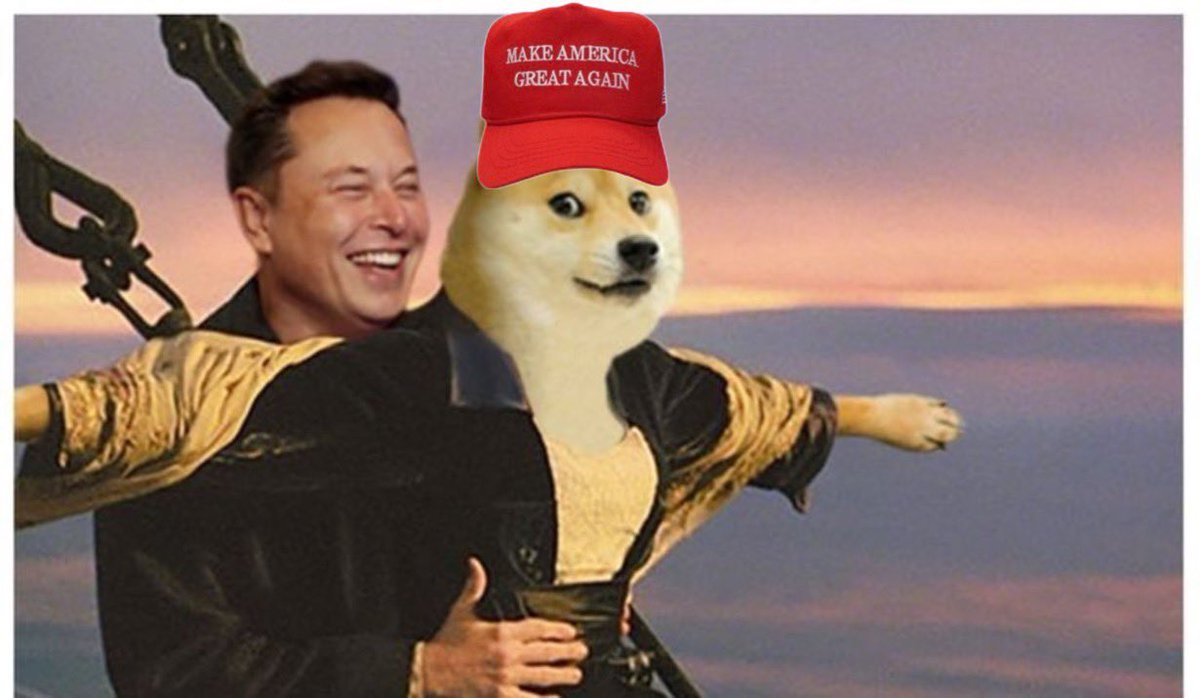 Elon isn’t just a $DOGE guy. He’s a $MAGA guy to. 😉 #Base