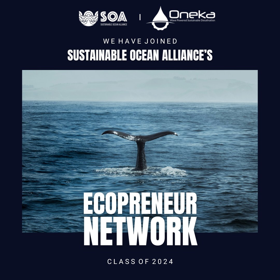 OnekaWater's tweet image. We are proud to announce our selection as members of the @SOAlliance's Ecopreneur Network, Class of 2024!
Learn more about it: bit.ly/soa-en-24

#EcopreneurNetwork #ClassOf2024 #JoinTheAlliance #SOAlliance