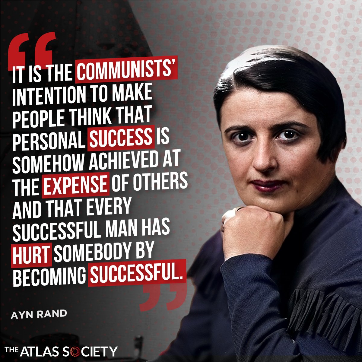 TheAtlasSociety's tweet photo. Envy play, pure and simple. #CommunismKills #AynRand #EnvyIsEvil #Objectivism https://t.co/ig7rS6kNJp https://t.co/itVomgBlTk