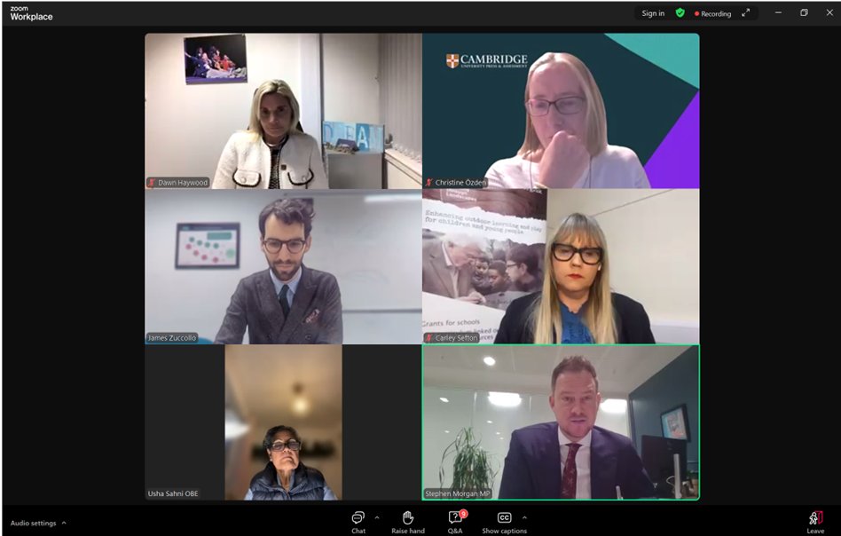 Education Policy Institute (@edupolicyinst) on Twitter photo Huge thanks to our panellists <a href="/StephenMorganMP/">Stephen Morgan MP</a>, <a href="/DEHaywood7/">Dawn Haywood</a>, <a href="/carleysw/">carley sefton</a> <a href="/ChristineOzden/">Christine Ozden</a> and Usha Sahni OBE, to <a href="/LtL_News/">Learning through Landscapes</a> and to our audience for their brilliant questions!
We will publish a paper before Christmas sharing reflections so watch this space 👀 Huge thanks to our panellists <a href="/StephenMorganMP/">Stephen Morgan MP</a>, <a href="/DEHaywood7/">Dawn Haywood</a>, <a href="/carleysw/">carley sefton</a> <a href="/ChristineOzden/">Christine Ozden</a> and Usha Sahni OBE, to <a href="/LtL_News/">Learning through Landscapes</a> and to our audience for their brilliant questions!
We will publish a paper before Christmas sharing reflections so watch this space 👀