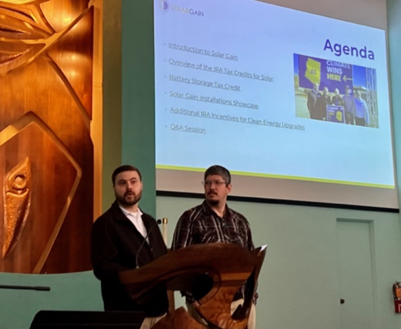 Solar Gain recently took part in a community event focused on the Inflation Reduction Act, offering valuable tips on energy savings and climate solutions.

#SolarGain #InflationReductionAct #ClimateAction