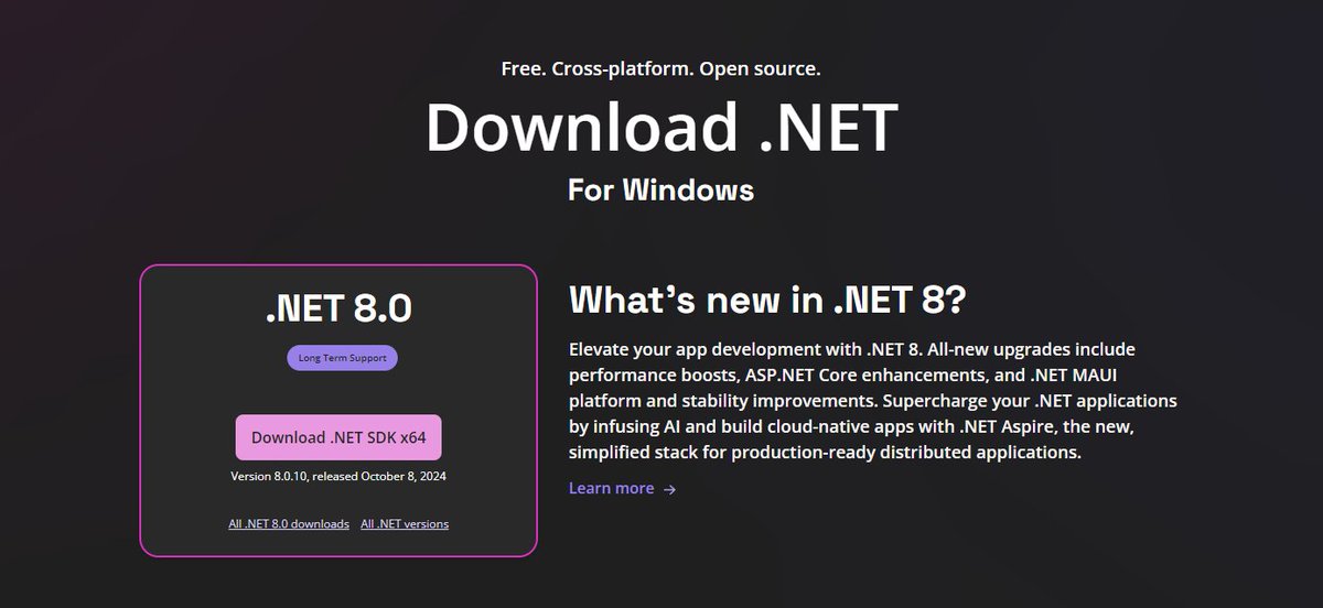 But not yet ready to download .NET 9 ? RC's are available, but not the GA version.
#dotNETConf