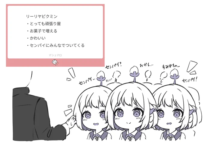 りやピクミンは料理得意
りやピクミンは高く飛ぶ(白線)
りやピクミンには…
強い意志がある。そのことを知っています。 