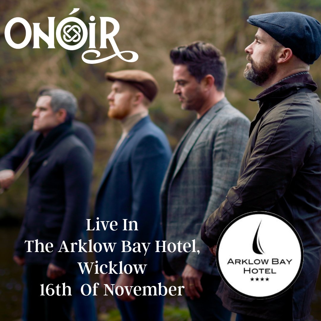Arklow_BayHotel's tweet photo. Looking forward to welcoming @onoirofficial here at Arklow Bay Hotel on Saturday 16th Nov, get your tickets here if you haven't already got them 😆 https://t.co/N3WBUOPnbt https://t.co/OFjExcuvrK
