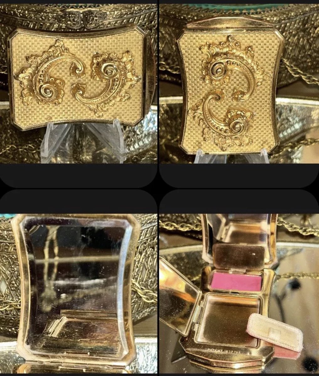 DARLINGXXDARLA's tweet photo. Check out #1930s #Vintage #Kolter &amp; Kopit #Makeup #Compact #BeveledMirror #Patent 1802796 Blush https://t.co/oGlKydKGOU #eBay via @eBay https://t.co/rhk1ixIWoC
