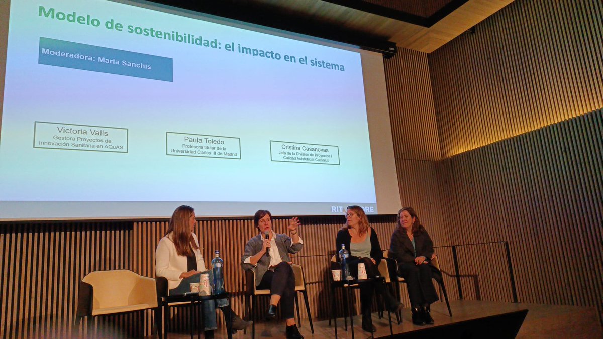 RITMOCORE PPI (@ritmocore) on Twitter photo En #ValorYCompra, debatimos sobre el Modelo de Sostenibilidad en salud, moderado por María Sanchís de <a href="/EITHealth/">EIT Health</a>, junto a Victoria Valls , Paula Toledo y Cristina Casanovas. Reflexionando sobre el impacto y futuro de la innovación sostenible en el sistema de salud. #innovacion En #ValorYCompra, debatimos sobre el Modelo de Sostenibilidad en salud, moderado por María Sanchís de <a href="/EITHealth/">EIT Health</a>, junto a Victoria Valls , Paula Toledo y Cristina Casanovas. Reflexionando sobre el impacto y futuro de la innovación sostenible en el sistema de salud. #innovacion