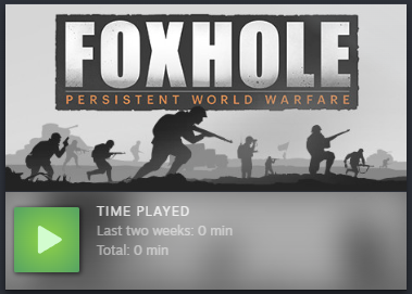 As an ex PlanetSide, and PlanetSide 2 vet, let's see if this is as good as I hope it's going to be...
#FoxHole #pcgaming