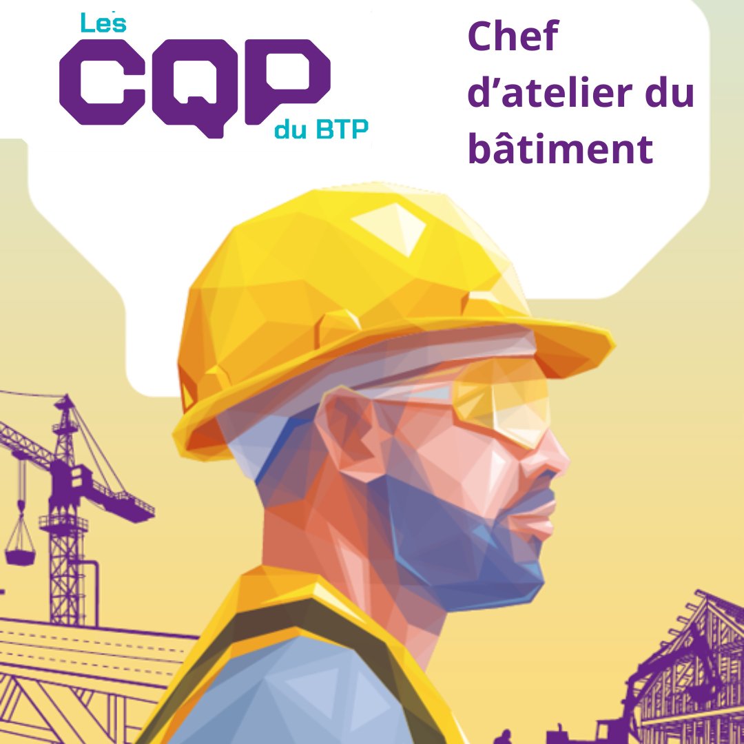 👷‍♂️👷‍♀️ Vous aimez la responsabilité et l’autonomie ? Devenez chef d’atelier du #bâtiment avec un Certificat de Qualification Professionnelle #CQP !
Gérez la production, les équipes, les stocks et assurez la sécurité sur chaque projet.
👉 Plus d'infos ⤵️
pulse.ly/wfcnwuuzze