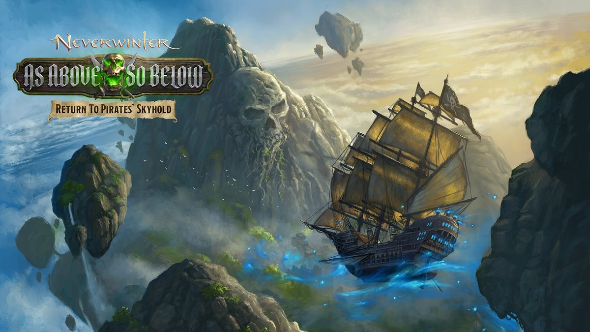 The latest expansion for Neverwinter, As Above, So Below – Return to Pirates’ Skyhold, will be available on all platforms on November 19! ☠️

👉 playneverwinter.com/en/news-detail…