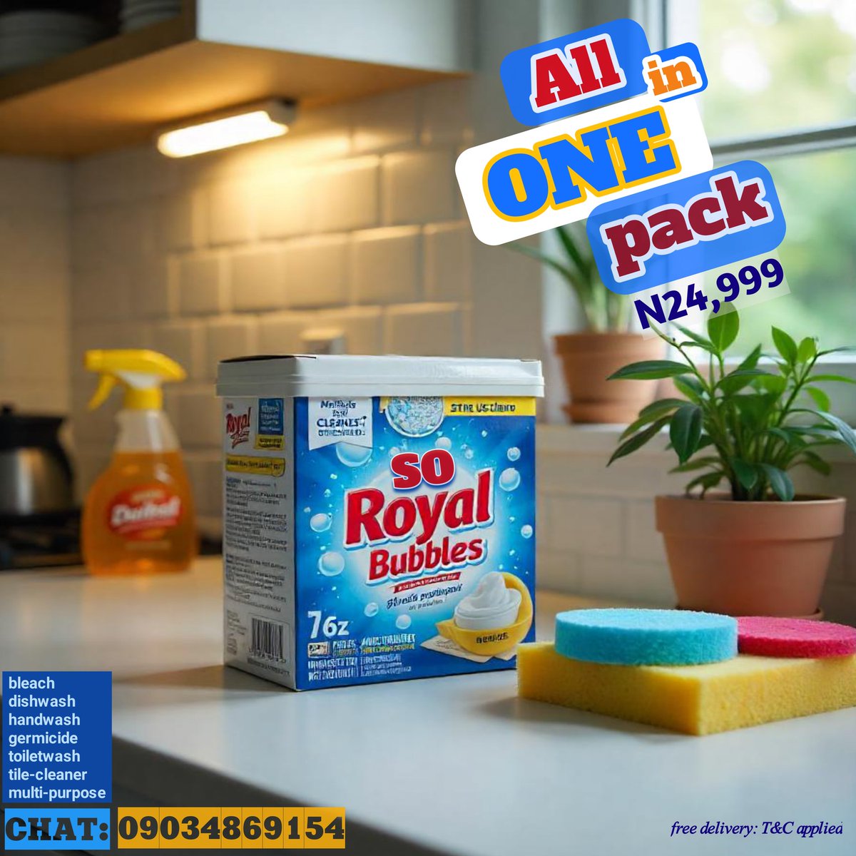 SORoyalSolution's tweet photo. "All in One Pack!" 

Have you heard about that? Get our all-in-one pack for personal use at a very affordable price, and buy more as hampers to get discounted price.

Chat: 09034869154 on WhatsApp
Veekee James YouTube Automation #Yakubumustgo Ibadan Abuja https://t.co/H6AlZDKITO