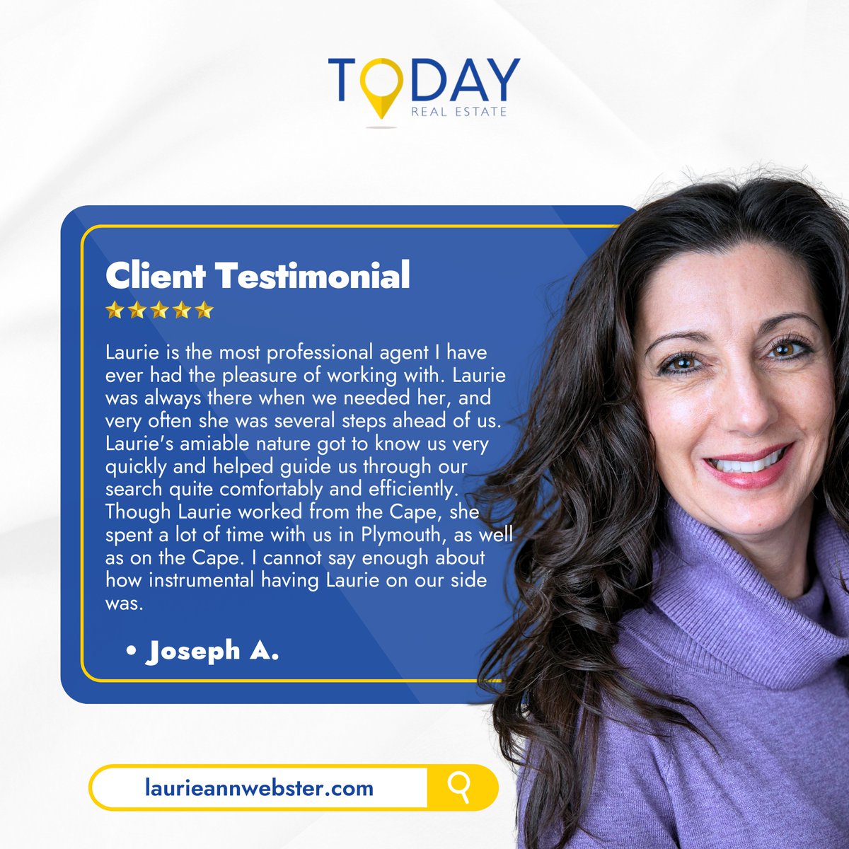 Capecodlaurie's tweet image. Feeling grateful for kind words like these! It’s my priority to go above and beyond for my clients, from Plymouth to the Cape. Here’s to making home dreams come true together! 🌟🏡

#ClientLove #CapeCodRealtor #PlymouthRealEstate #TodayRealEstate #Testimonial #HappyClients