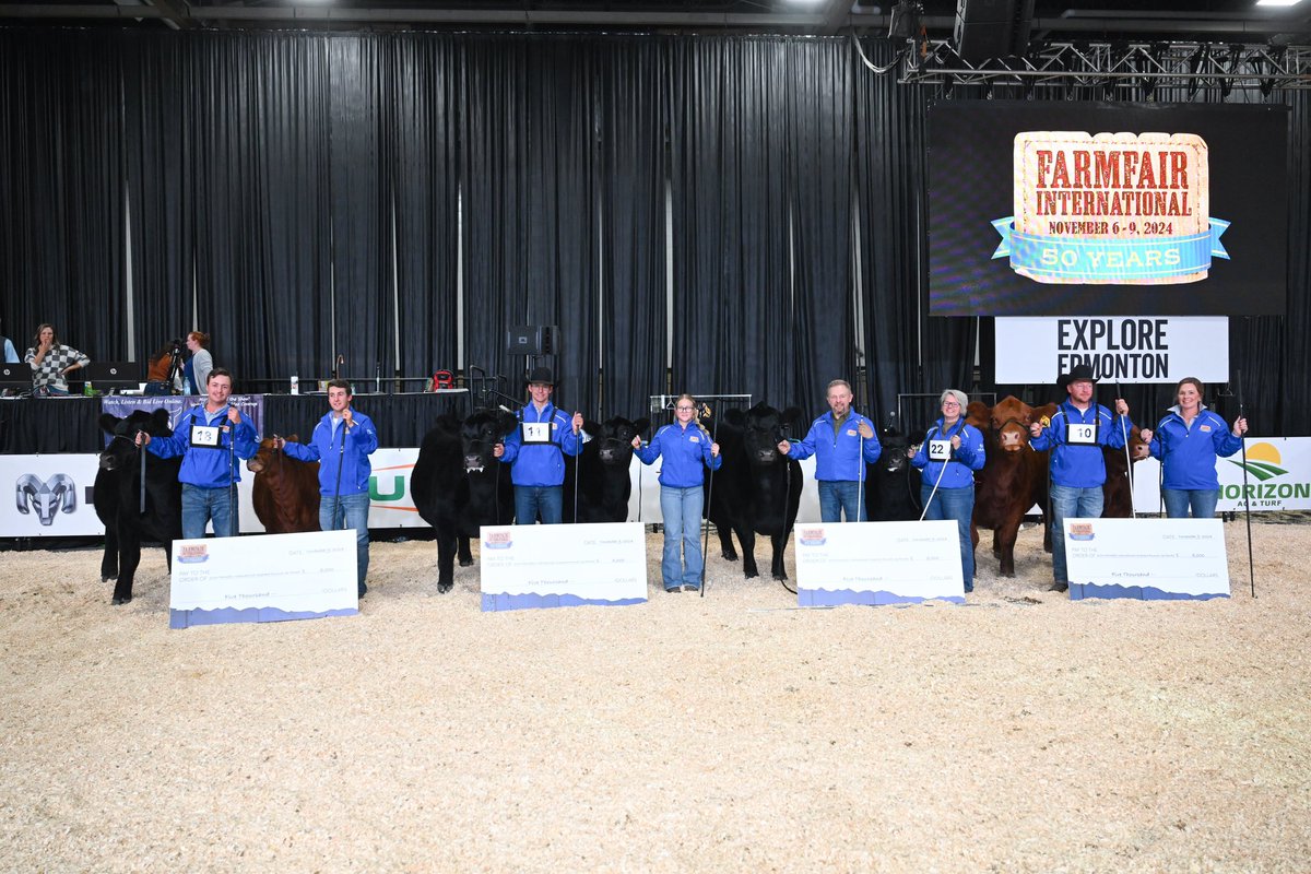 What a way to end the week at the Canadian National Angus show in Edmonton, making a top 5 supreme female.