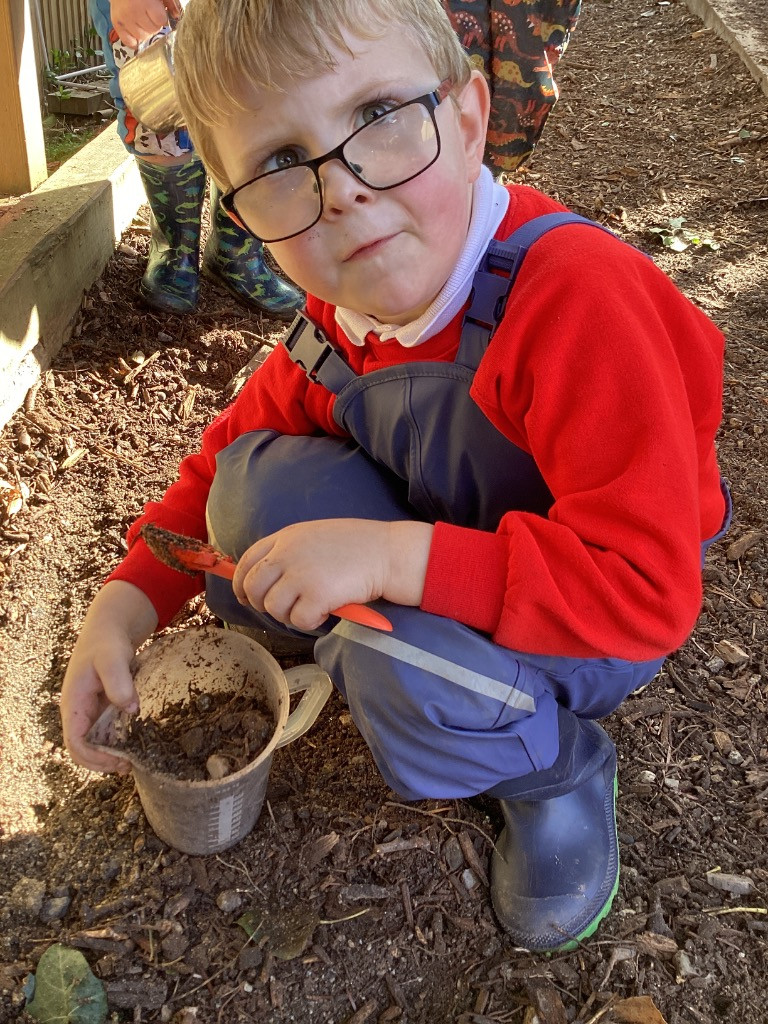 Our Reception children love outdoor learning with their friends, including potion making, mud kitchen cooking and bug hunting! <a href="/LAPacademies/">LAP</a>