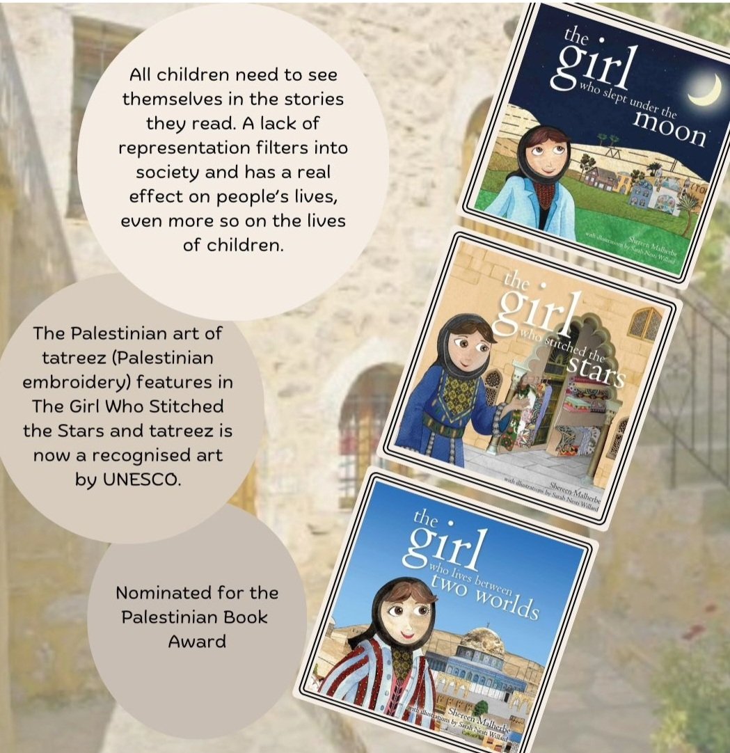 Free educational resources on Palestinian fiction! Shereen Malherbe has created an amazing range of lesson plans around Palestinian fiction, covering every age group from 3+ to GCSEs. All resources are completely free! Available to download here:
shereenmalherbe.com/educational-re…