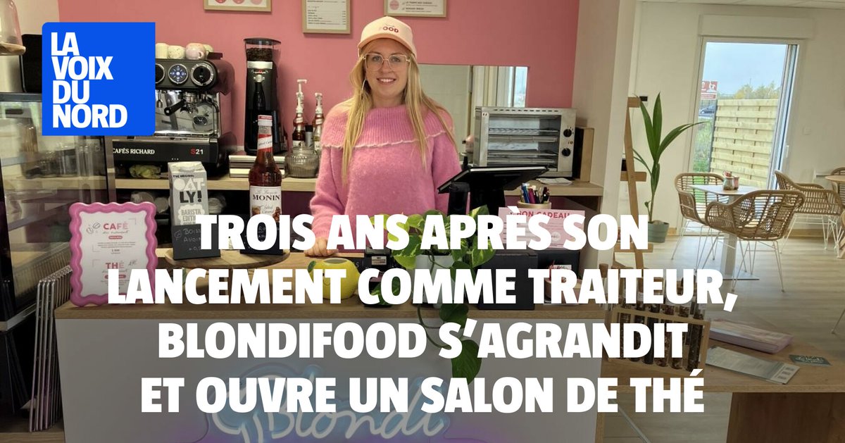 VDNLille's tweet photo. Trois ans après son lancement comme traiteur à Douvrin, Blondifood s’agrandit et ouvre un salon de thé à Illies
➡️ https://t.co/XjN4JOkWjJ https://t.co/X3MzIxd7Nh