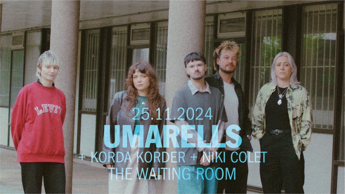 Parallel Lines (@parallellinesuk) on Twitter photo On sale now🔵
<a href="/umarellsband/">umarells</a>, <a href="/KordaKorder/">Korda Korder</a> and Niki Colet play <a href="/WaitingRoomN16/">The Waiting Room</a> this month Tickets on sale
🎟️ ticketweb.uk/event/umarells… On sale now🔵
<a href="/umarellsband/">umarells</a>, <a href="/KordaKorder/">Korda Korder</a> and Niki Colet play <a href="/WaitingRoomN16/">The Waiting Room</a> this month Tickets on sale
🎟️ ticketweb.uk/event/umarells…