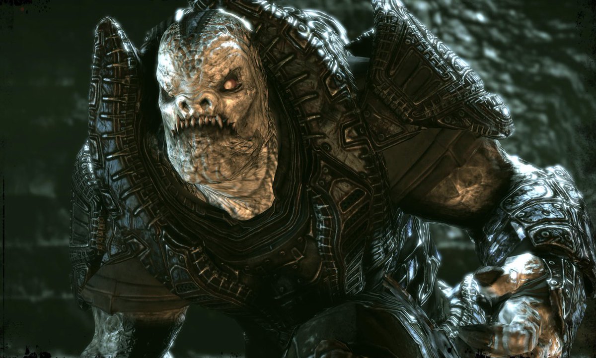 HellOfVenom's tweet image. Was randomly thinking about what a potential Dead By Daylight X Gears Of War collaboration could look like and now I really want it.

Marcus &amp;amp; Dom as the 2 Survivors (Cole &amp;amp; Baird as Legendary skins) with General RAAM as the Killer for the chapter would be really cool.