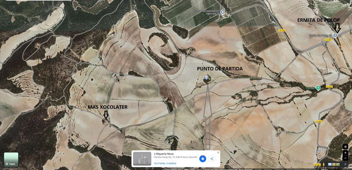 Veïns de Polop Alt (#Alcoi) organitzen per al diumenge 17/novembre una excursió per la partida, visitant els terrenys afectats per la planta fotovoltaica projectada per Iberenova Promociones SA, vinculada a Iberdrola (bit.ly/4eoLWtF).
Des d'on? A quina hora? 🧵