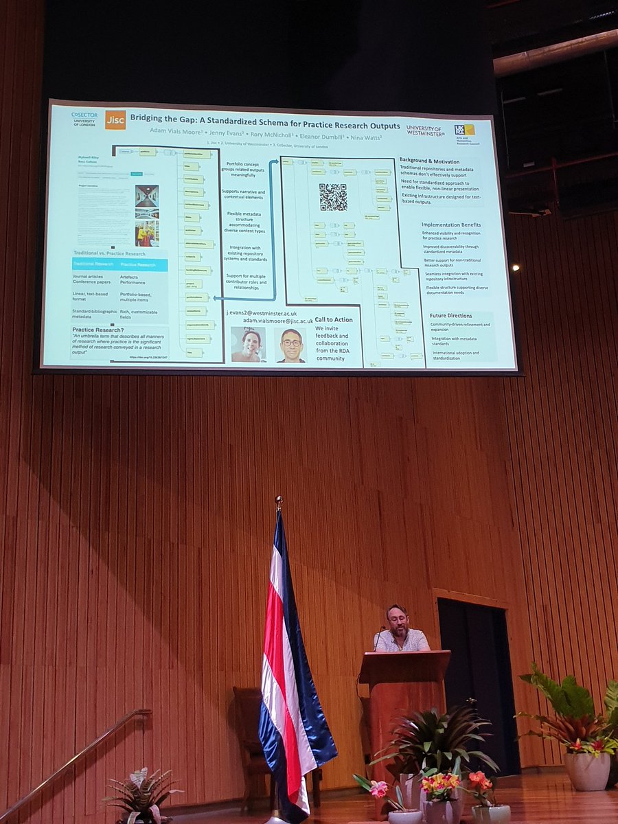 Jenny Evans @jennye.bsky.social (@jennye) on Twitter photo <a href="/adam__moore/">Adam Vials Moore / @adamvialsmoore.bsky.social</a> presenting our poster about our <a href="/prvoices/">prvoices</a> practice research metadata schema <a href="/resdatall/">Research Data Alliance (RDA)</a> #RDAplenary #P23 - we are also building a proposal for a creative, visual and performing arts data and process IG - please get in touch if this is of interest to you! <a href="/RoryMcN/">Rory McNicholl</a> <a href="/adam__moore/">Adam Vials Moore / @adamvialsmoore.bsky.social</a> presenting our poster about our <a href="/prvoices/">prvoices</a> practice research metadata schema <a href="/resdatall/">Research Data Alliance (RDA)</a> #RDAplenary #P23 - we are also building a proposal for a creative, visual and performing arts data and process IG - please get in touch if this is of interest to you! <a href="/RoryMcN/">Rory McNicholl</a>