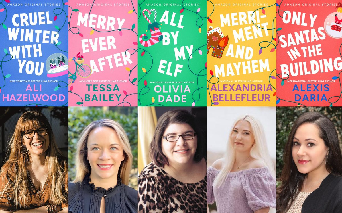 Eli_books_king's tweet photo. ESTO ES PARA LAS CHICASSSS!!!

AMAZON juntó a cinco escritoras de romance (Ali Hazelwood, Tessa Bailey, etc) para una saga de libros cortos de romance navideños.
LOS LIBROS YA ESTÁN DISPONIBLES PARA TODO EL MUNDO
Ya leí el de Ali Hazelwood y fue ARTE

LAS CHICAS NUNCA PERDEMOS!! https://t.co/QpDp1jm6Jq