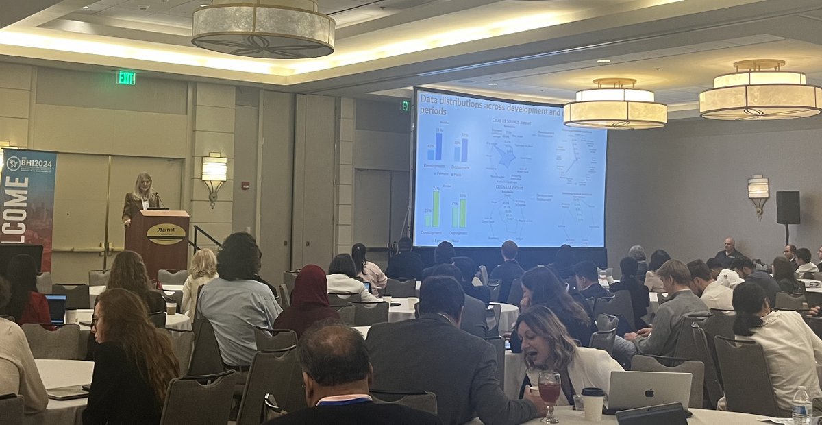As AI permeates healthcare, the developed solutions must remain robust, reliable, explainable, and interpretable. It was great to hear about the work from Prof. Nikita in these areas in her keynote at BHI 2024! #BHI2024 #RobustAI #ReliableAI