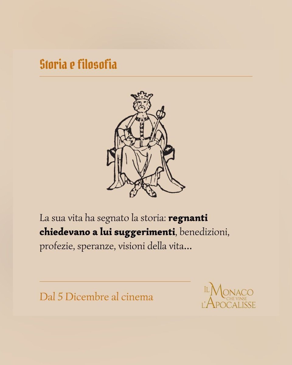NikolayMoss's tweet image. 🤴🐉 It is an incredible honor to portray a figure from history, not to mention someone with a reputation. I can’t wait for you to meet King Richard The Lionheart 🦁 

Find out Dec 5th 🍿 #alcinema #comingtotheaters #NataleAlCinema #ilmonacochevinselapocalisse #gioacchinodafiore