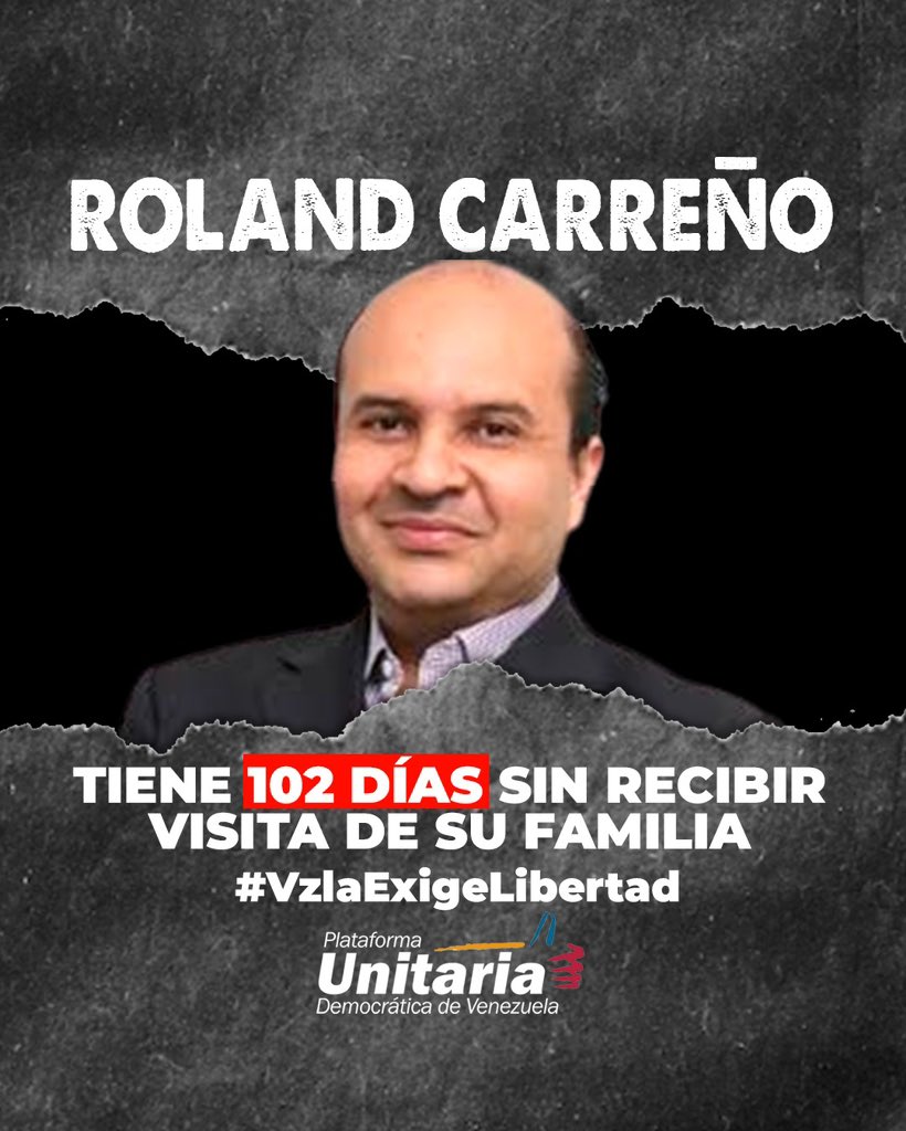 PartidoCOPEI_'s tweet photo. A @freddysuperlano @rolancarreno, @williamsdavila Américo de Grazia @PerkinsRocha @BiagioPilieri y @RafaelRamirez no se les permiten visitas ni contacto con familiares. Se acerca navidad y nos unimos en una sola voz junto a sus familias: ¡libertad ya!.

#VzlaExigeLibertad https://t.co/rxcyqOnLJo