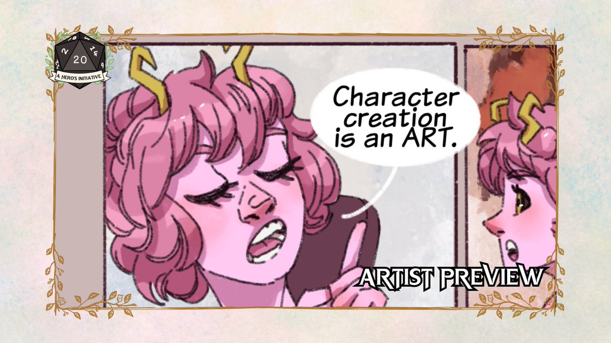 We couldn't agree more Mina! Crankybeetle (Instagram) 's comic sympathizes with all of us who stare at the character creation screen for too long.

Our Store is OPEN - 🔗in pinned