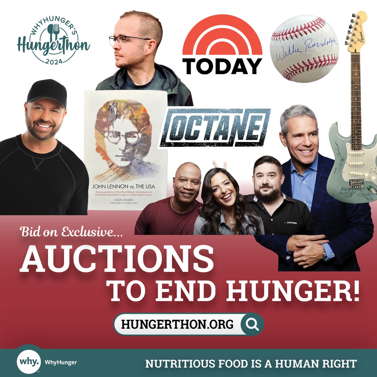 whyhunger's tweet image. Ready to bid? Our Hungerthon auction is live! Support a good cause and get your hands on amazing items. Let&apos;s make a difference together. #Hungerthon #EndHunger #bid2win