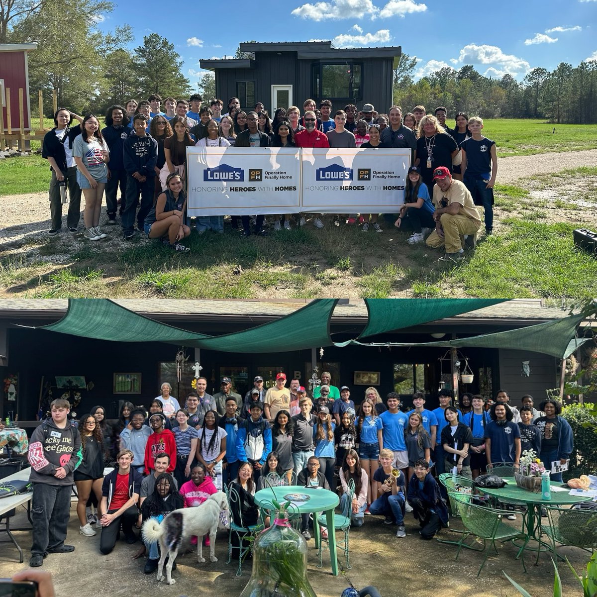 Our Langtree trip yesterday was very exciting! 🏠🌳 Getting the opportunity to meet the veterans that the Tiny House program has helped was truly an honor. Thank you for having us Langtree!🌟

#ScTinyhouse #summercreekhighschool
#TinyHomes #BHTH #tinyhomes #VeteransDay