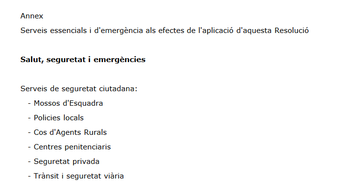 Avui, <a href="/interiorcat/">Interior i Seguretat Pública</a>  publica la INT 4034/24, que  estableix restriccions per al Pla Especial INUNCAT. Els serveis essencials i d'emergències esmentats NO  inclouen els Vigilants o Guàrdies Municipals. 
Per quin motiu?
<a href="/GMCatalunya/">Guàrdies Municipals de Catalunya</a>  <a href="/AsocGuardies/">Associació de Guàrdies, Agents, Vig. Munic. CAT</a> 
Resolució
tuit.cat/ds3na