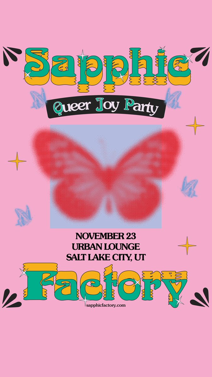 lucyyramone's tweet photo. ✨SALT LAKE CITY✨
i’m so excited to be djing @sapphicfactory 🛼🩷✨🦋 nov 23rd 🦋✨🩷🛼 i cannot wait to recreate this beautiful moment https://t.co/k1WatCrZaj