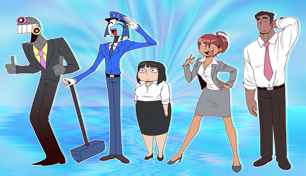 More characters from that y2k story that's spiraling in my head.