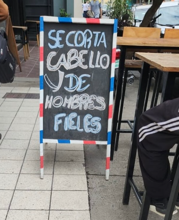 permiso que hoy me corto el pelo: