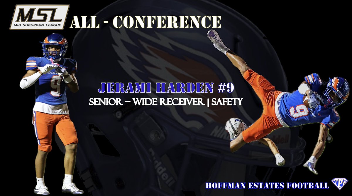 Congratulations to Jerami Harden on being named to the MSL ALL CONFERENCE TEAM! 2 way starter didn’t miss a snap all season! #TPW