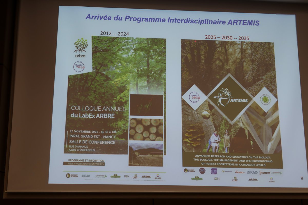 Enfin, <a href="/steph_Uroz/">@Steph $</a>, Directeur du <a href="/labexARBRE/">labexARBRE moving to ARTEMIS program</a>, a conclu la journée en remerciant la communauté du LabEx ARBRE pour ces 12 années très riches.
A présent, quelle est la suite ? RDV en 2025 avec le Programme Interdisciplinaire ARTEMIS...😉