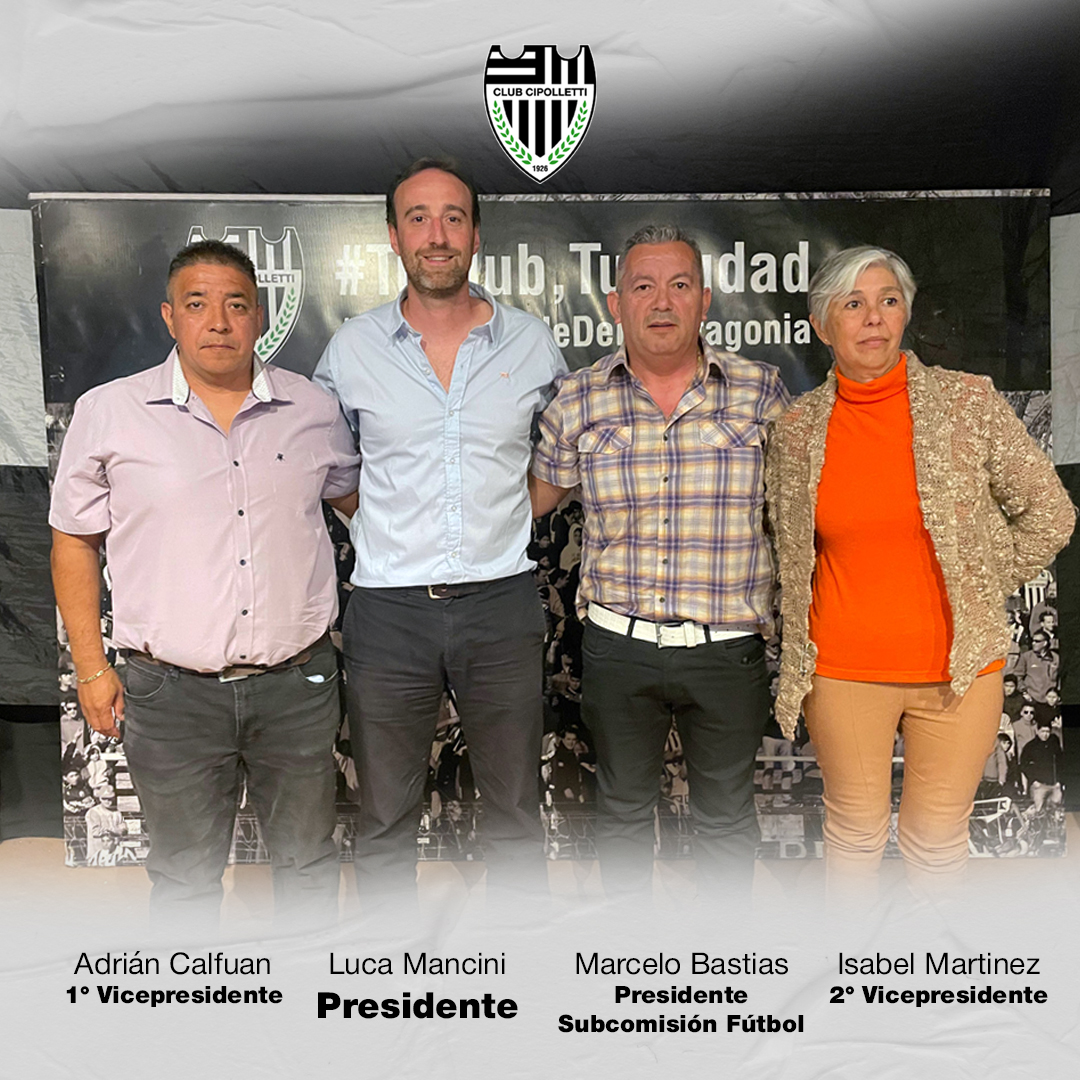 🖋️ 𝐀𝐒𝐔𝐍𝐂𝐈𝐎𝐍 𝐃𝐄 𝐀𝐔𝐓𝐎𝐑𝐈𝐃𝐀𝐃𝐄𝐒

Ayer asumió la nueva Comisión Directiva que cumplirá funciones en nuestra institución por los próximos tres años.
Orden, trabajo, gestión y transparencia serán los lemas de esta nueva dirección en el #ClubMasGrandeDeLaPatagonia